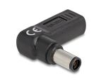 DeLOCK Adapter für Notebook Ladekabel USB Type-C Buchse zu Dell 7,4 x 5,0 mm Stecker 90° gewinkelt