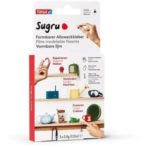 tesa Sugru formbarer Allzweckkleber 3er Schwarz engl. Vers.