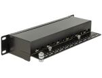 DELOCK 10" Patchpanel 12 Port Cat.6A schwarz