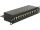 DELOCK 10" Patchpanel 12 Port Cat.6A schwarz