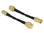 DELOCK HF Kabel HF SMA Stecker > SMB Stecker 70mm