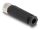 DeLOCK M8 Steckverbinder A-kodiert 3 Pin Buchse zur Montage mit Schraubanschluss