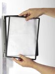Durable Vario magnet wall 5 Dokumentenanzeige-Karussell Wand Porträt A4