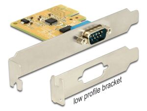DELOCK PCI Expr Card 1x D-Sub9 ext +LowProfile