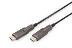 Digitus 4K - HDMI AOC Hybrid Glasfaserkabel mit 30m abnehmbaren Stecker