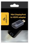 Gembird A-MDPM-HDMIF-01 Kabeladapter Mini Display Port HDMI Schwarz