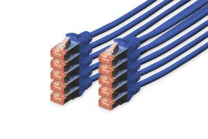 Digitus CAT 6 S/FTP Patchkabel, 10 Stück