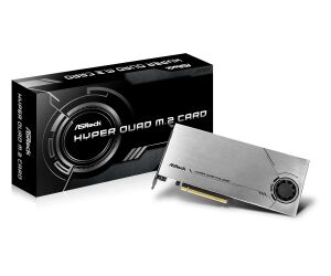 Asrock Hyper Quad M.2 Schnittstellenkarte/Adapter Eingebaut