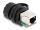 DeLOCK Kabelverbinder RJ50 Buchse zu RJ50 Buchse zum Einbau mit Verschlusskappe IP68 staub- und wasserdicht schwarz