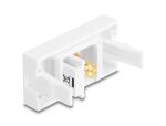 DELOCK Easy 45 Modul RP-SMA Bu zu RP-SMA Buchse weiß
