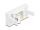 DELOCK Easy 45 Modul RP-SMA Bu zu RP-SMA Buchse weiß