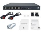 LevelOne GTP-2871DP Netzwerk-Switch Managed L2/L3 Gigabit Ethernet (10/100/1000) Power over Ethernet (PoE) 1U Grau
