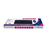MediaRange MROS104-UK Tastatur Maus enthalten Haus RF Wireless QWERTY UK Englisch Schwarz, Grau