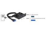 DELOCK 3.5 Front Panel > 2 x USB 3.0