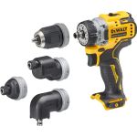 DEWALT Akku-Bohrschrauber, 4 Köpfe, 12 Volt