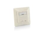 Equip Cat.6A Deutsche Modulblende Frontplatte, 5pcs/pack