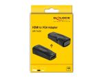 DeLOCK Adapter HDMI-A Buchse zu VGA Buchse 1080p mit Audio