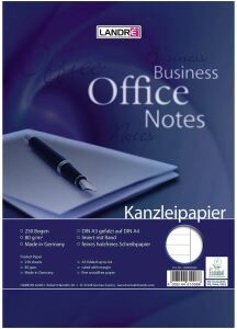 LANDRE Kanzleipapier Office A3A4 liniert 250 pro Packung