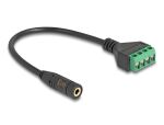 DELOCK Klinkenbuchse 3,5mm 4Pin <Terminalblock Adapter...