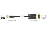 DELOCK Kabel USB-C -> VGA Full HD 1080p St/St 2.00m sw