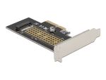 DeLOCK PCI Express x4 Karte zu 1 x intern NVMe M.2 Key M 80 mm - Low Profile Formfaktor