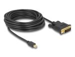 DELOCK Kabel mini DP 1.1 -> DVI (24+1) St/St 5.0m schwarz