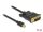 DELOCK Kabel mini DP 1.1 -> DVI (24+1) St/St 5.0m schwarz