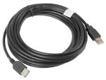Lanberg CA-USBE-10CC-0050-BK USB Kabel USB 2.0 5 m USB A 0,48 Gbit/s Schwarz