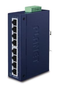 PLANET Industrial Fast Ethernet Switch 8-Port 10/100 Mbps RJ45 IP30