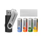 Intenso 5 x USB-Stick Office Line, 32 GB, USB-A, 3.2 Gen 1x1, bunt