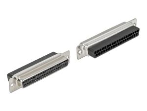 DELOCK D-Sub 37 Pin Crimp Buchse, Metall, 2 Stück