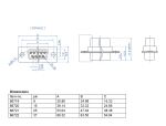 DELOCK D-Sub 37 Pin Crimp Buchse, Metall, 2 Stück