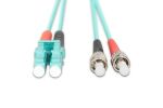 Digitus LWL Multimode OM 3 Patchkabel, LC / ST