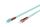 Digitus LWL Multimode OM 3 Patchkabel, LC / ST
