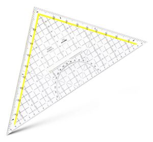 Aristo AR1648/2 Dreieck Kunststoff Schwarz, Transparent, Gelb 1 Stück(e)