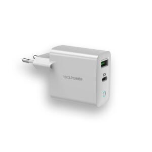 RealPower 352262 Ladegerät für Mobilgeräte Universal Weiß AC Schnellladung Drinnen