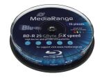 MediaRange MR500 Leere Blu-Ray Disc BD-R 25 GB 10...