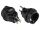 Alcasa PA-4502S Netzstecker-Adapter Typ B Typ F Schwarz