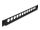 DELOCK 19 D-Typ Patchpanel 12 Port werkzeugfrei schwarz