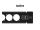 DELOCK 19 D-Typ Patchpanel 12 Port werkzeugfrei schwarz