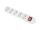 Lanberg PS1-05F-0300-W Verlängerungskabel 3 m 5 AC-Ausgänge Drinnen Weiß