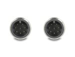 DeLOCK M12 Kabel A-kodiert 8 Pin Stecker zu Stecker PVC 1 m