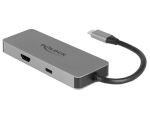 DELOCK USB C Dockingstation für Mobilgeräte...