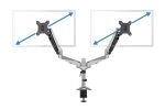 Digitus Dual Monitorhalterung, 2x 32", 2x 8 kg