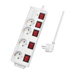 LogiLink LPS252 Verlängerungskabel 1,5 m 4...