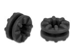 DELOCK Anti Vibrations Tülle schwarz 10 Stück