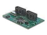 DELOCK Mini PCIe Konverter zu 2 x SATA mit RAID