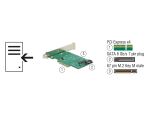 DELOCK PCI Expr Card 1x M.2 NGFF Slot int