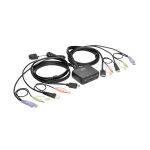 Tripp Lite B032-HUA2 USB/HD-Kabel KVM-Switch mit 2...