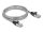 DELOCK RJ45 Kabel Cat.6A U/FTP mit Metallmantel 2 m